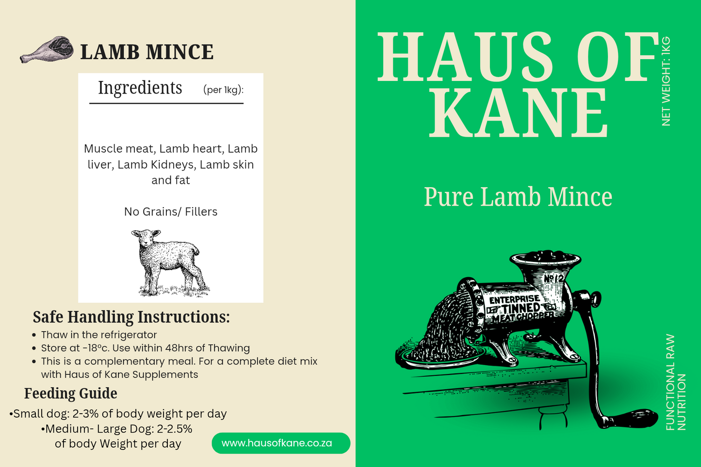 Haus of Kane Lamb Mince