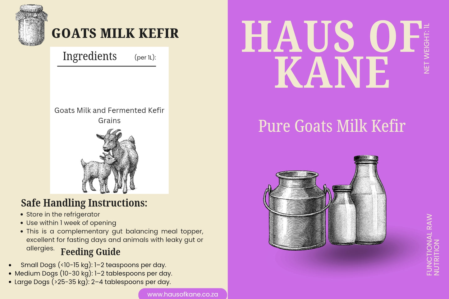 Haus of Kane Goats Milk Kefir