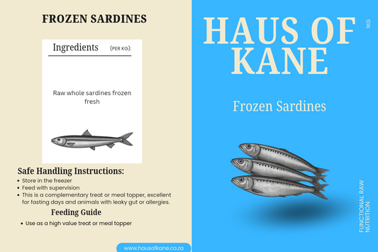 Haus of Kane Frozen Sardines